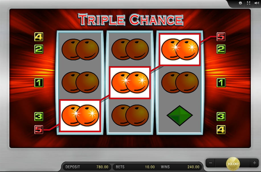 Beispiel für einen Gewinn beim Triple Chance Online spielen