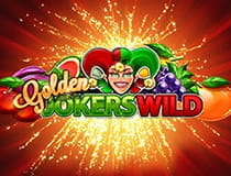 Das Bild zeigt den Slot Golden Jokers Wild.