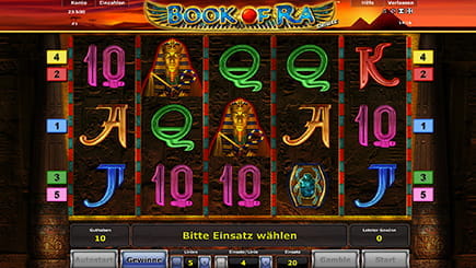 Der erfolgreichste Novoline Spielautomat Book of Ra