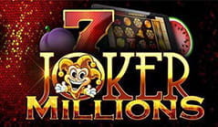 Der progressive Spielautomat Joker Millions von Yggdrasil.