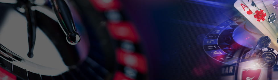 Das Bild vermittelt einen Eindruck von der Vielfalt der angebotenen Spiele in modernen Online Casinos. Neben Spielautomaten gibt es auch die klassischen Tischspiele Roulette und Baccarat.