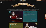 Der King Billy VIP Club.