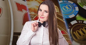 Auf diesem Bild sind die freundlichen Live Dealer des ShadowBet Casinos zu sehen.