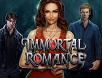 Ein Bild zeigt das Logo des Slots Immortal Romance.