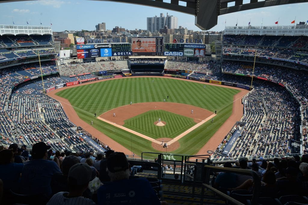 Ein Baseballstadion in den USA.